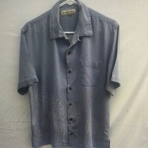 Men's Blue Short Sleeve Shirt
